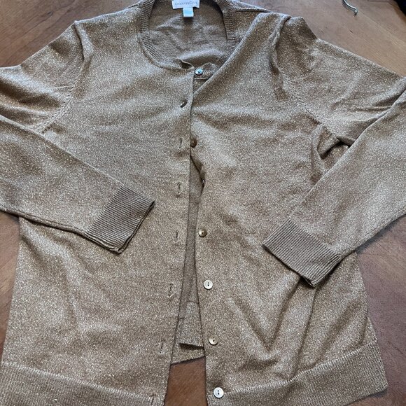 Gold Glitter Sweater - Picture 3 of 5